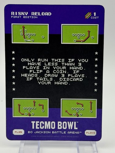 2026 Bo Jackson Battle Arena Tecmo Bowl Play PL25 Risky Reload