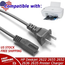 AC Power Cord Cable For HP Deskjet 2622 2655 2652 2636 2635 2680 2640 Printer