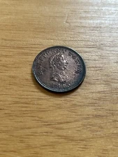 Genuine British Copper Half Penny Token 1815