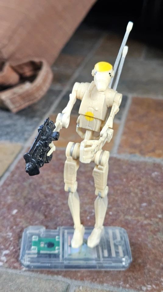 Star Wars Episode 1 OOM-9 Battle Droid Commander 3.75" Figure 1998 Hasbro - Image 2 of 4