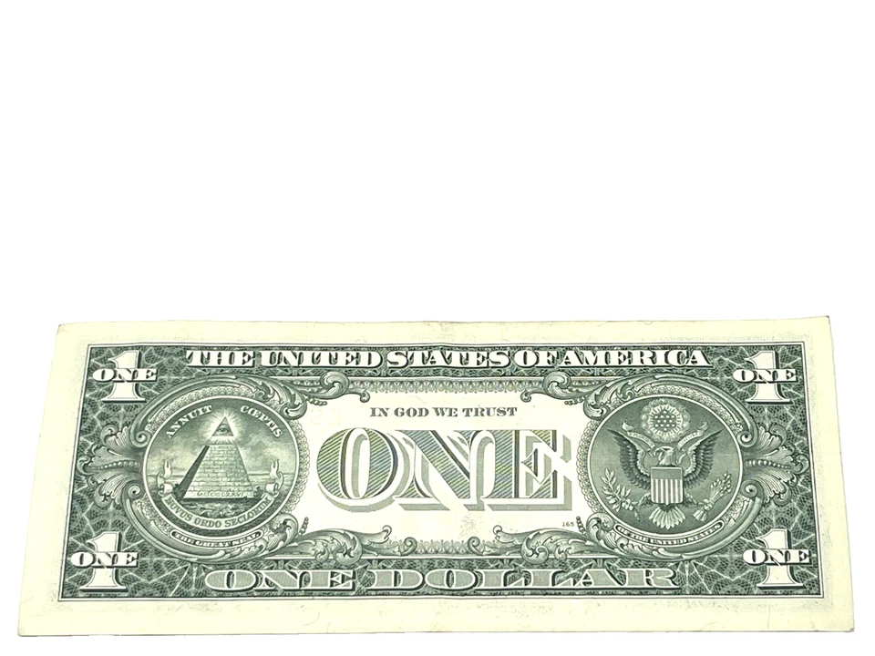 U.S. 2003A, $1.00 FEDERAL RESERVE NOTE, Almost UNC, S/N E 57319984H (#518) - Image 2 of 2