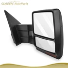 Passenger Side Tow Mirror For 07-14 F150 Power Heated Turn Signal Puddle Light
