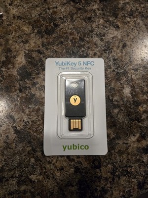 NEW Yubico YubiKey 5 NFC USB-A Unopened Included 7.00 Shipping