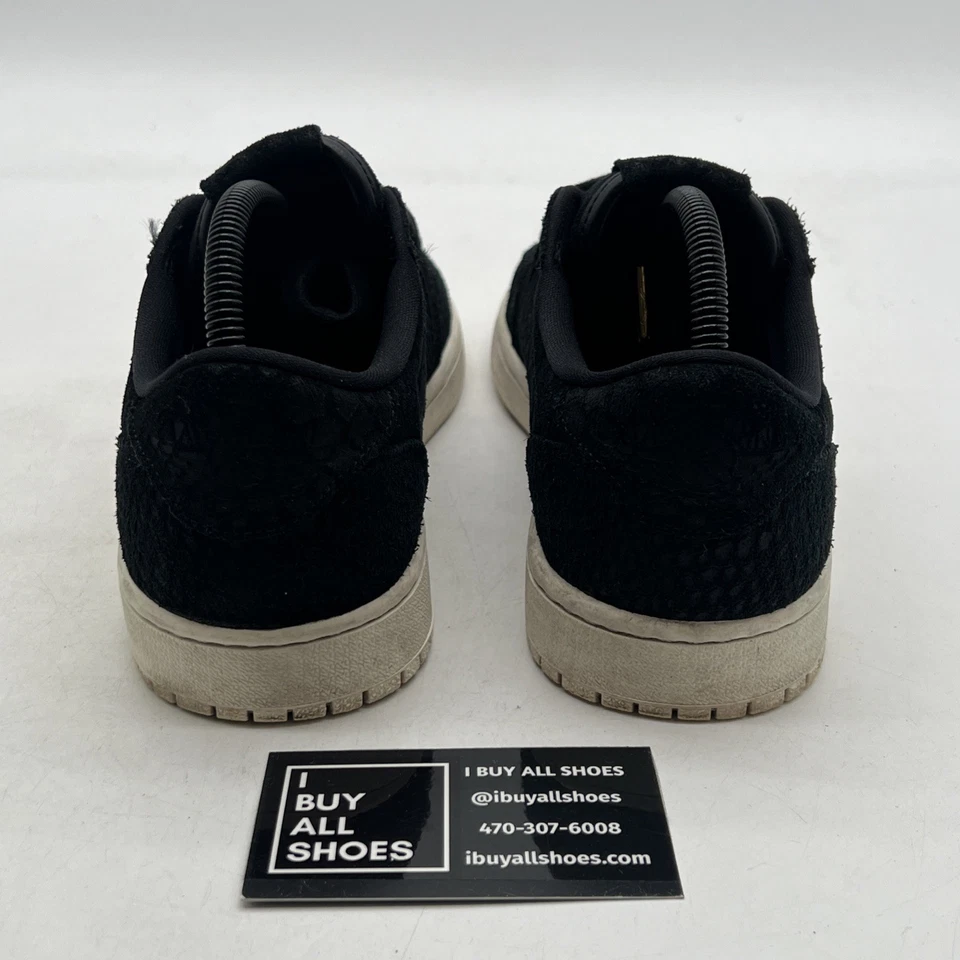 Air Jordan 1 ретро низкий черный питон W (AJ6004-010) размер 9 - Изображение 3 из 4