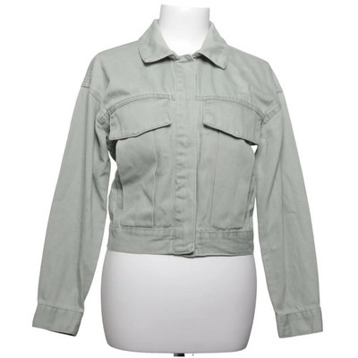 Oodji, Jeansjacke, Damen, Größe: 38, Grün, Baumwolle, Einfarbig, Denim #4Ey