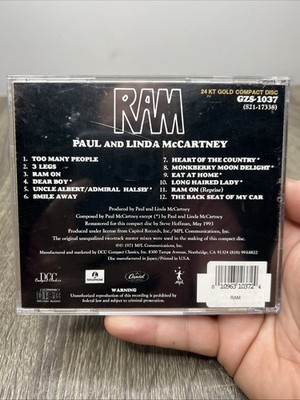 Ram by Linda McCartney/Paul McCartney (CD, May-1993, DCC Compact