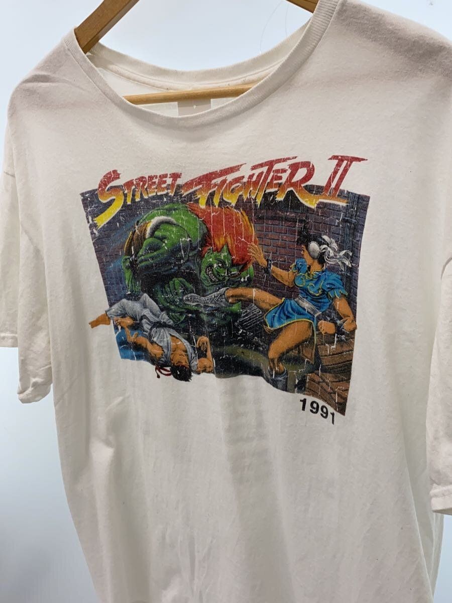 ALTRA T shirt altre marche anni 90 Street Fighter II stampa maglietta double face ST 2 usata