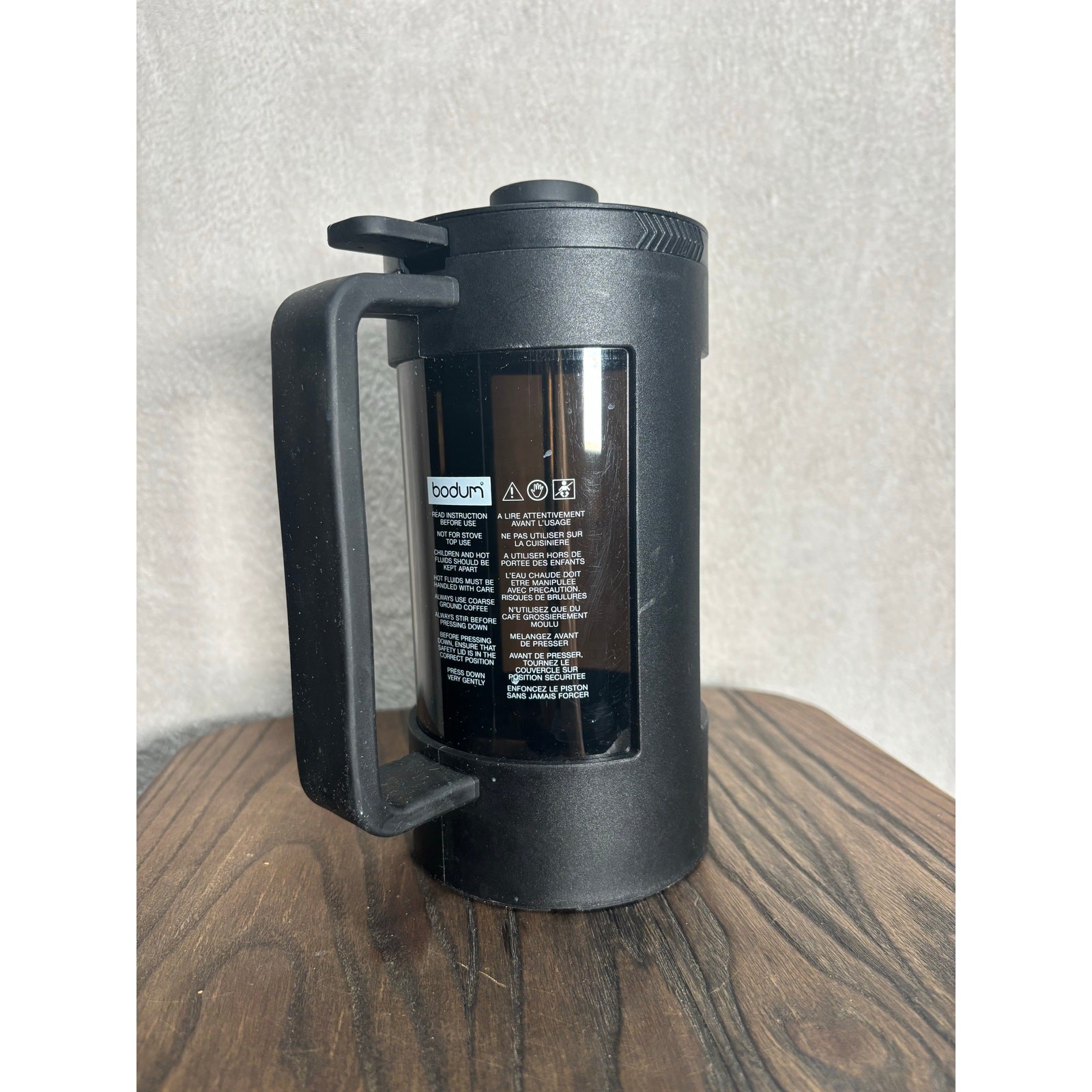 By Bodum Plastic Beaker, Locking Lid