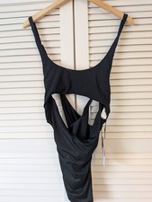 Black Cutout One-piece Swimsuit From Cider. Size M. NWT Free Postage