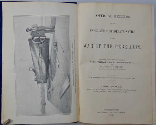 Official Records Union and Confederate Navies Civil War Series I - Volume 15 - Picture 2 of 2
