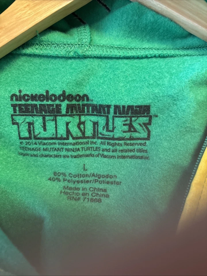 Nickelodeon Teenage Mutant Ninja Turtles Leonardo Kids Size Large Hoodie - Image 4 of 4