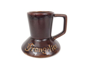 Frangelico Mug Liqueur Coffee Glazed Ceramic Collectors Stein w Handle Footed