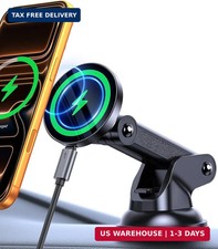 for Magsafe Car Mount Charger 15W Fast Charging Wireless Car Charger Magnetic Ph