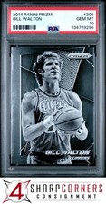 2014 PANINI PRIZM #205 BILL WALTON HOF POP 5 PSA 10