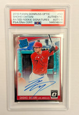 2018 Donruss Optic Shohei Ohtani Rated Rookie Auto PSA/DNA Auto 8 RC