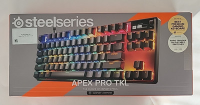 SteelSeries Apex Pro TKL RGB Wired Gaming Keyboard Black Rapid Trigger