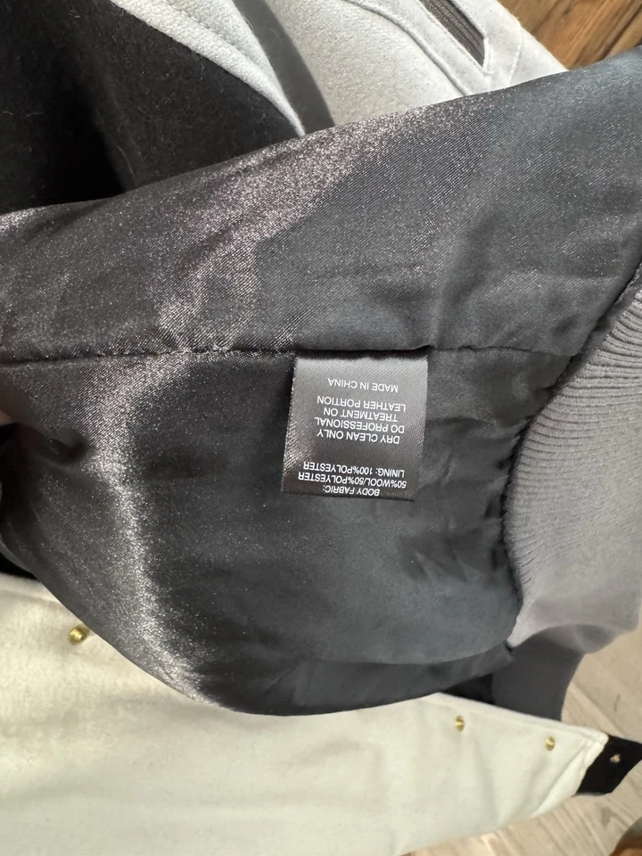 Chaqueta de lana escala negra XL Foto 4 de 4