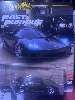 Mattel Hot Wheels Fast and Furious Koenigsegg CCXR Black JBL88