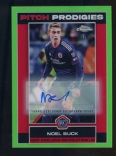 #4 2023 Topps Chrome MLS Soccer Pitch Prodigies Green Noel Buck RC AUTO /99