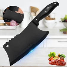 Professional Handmade Forged Kitchen Chef"s Knife Black Household Meat Cleavers