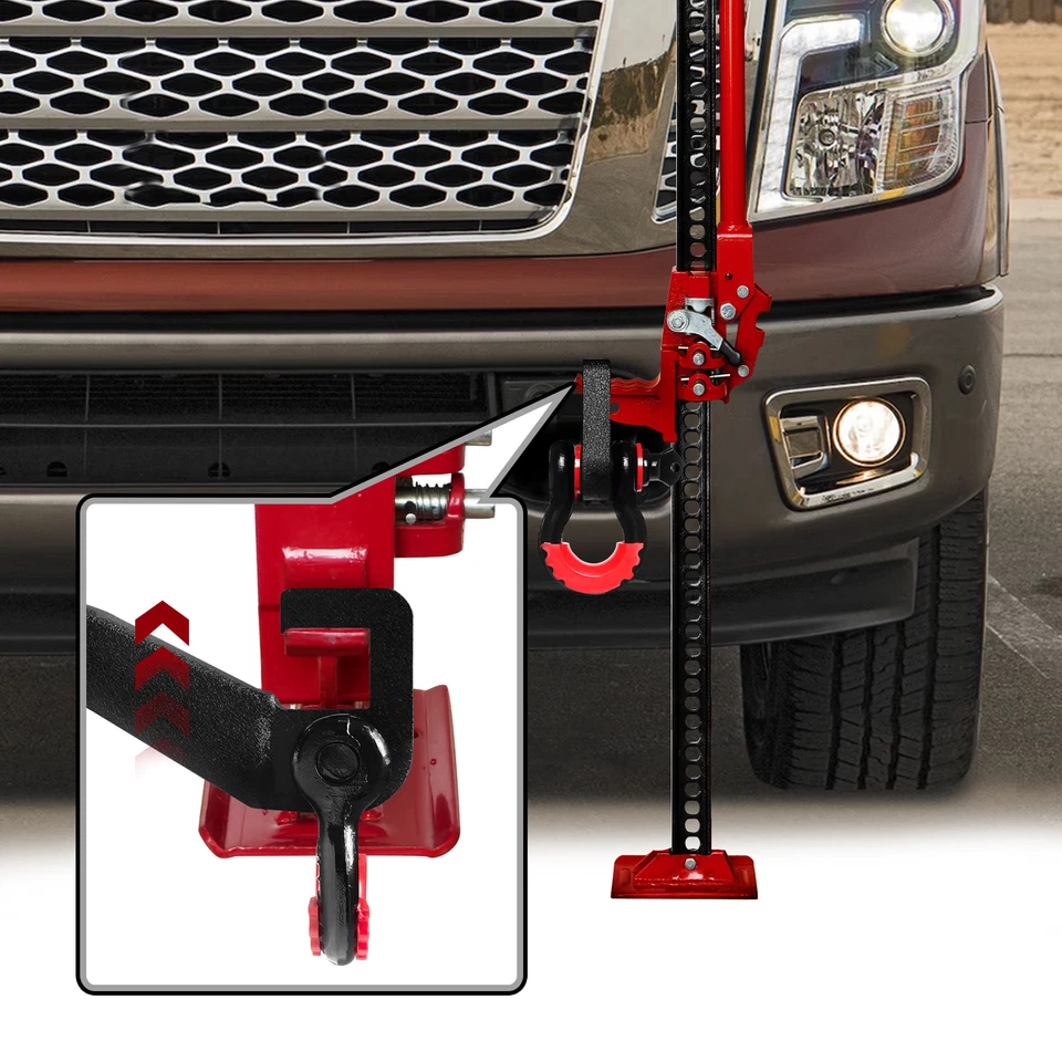 Front Heavy Duty Tow Hook Mount Bracket and D-Ring For 17-21 Nissan Titan Foto 3 de 4