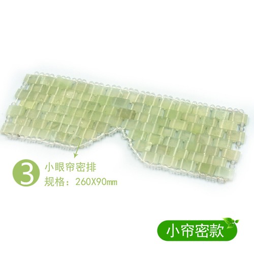 Natural Jade Stone Eye Mask Handmade Facial Eye Circle Skin Care Massager Tool - Picture 9 of 10