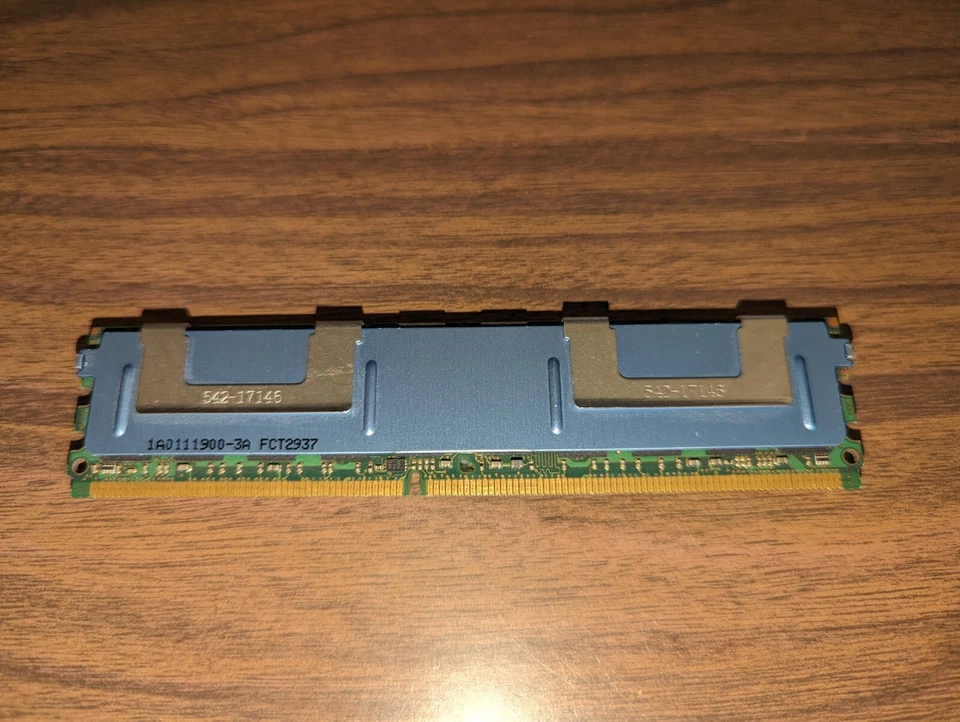 Micron 4GB 2RX4 PC2-6400F DDR2 ECC Servidor Memoria Ram MT36HTF51272FY-80EG1D6 Foto 2 de 4