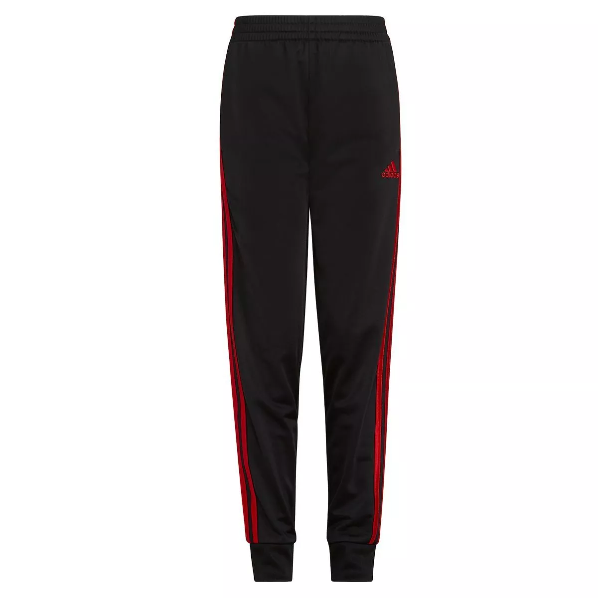 adidas Kids Big Boy s Iconic Tricot Black Red Jogger Pants AK5786 AK11 M XL