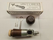 VTG 1930's C. A. Myers Co. Famous Lock Stitch Sewing Awl in Box w/Instructions