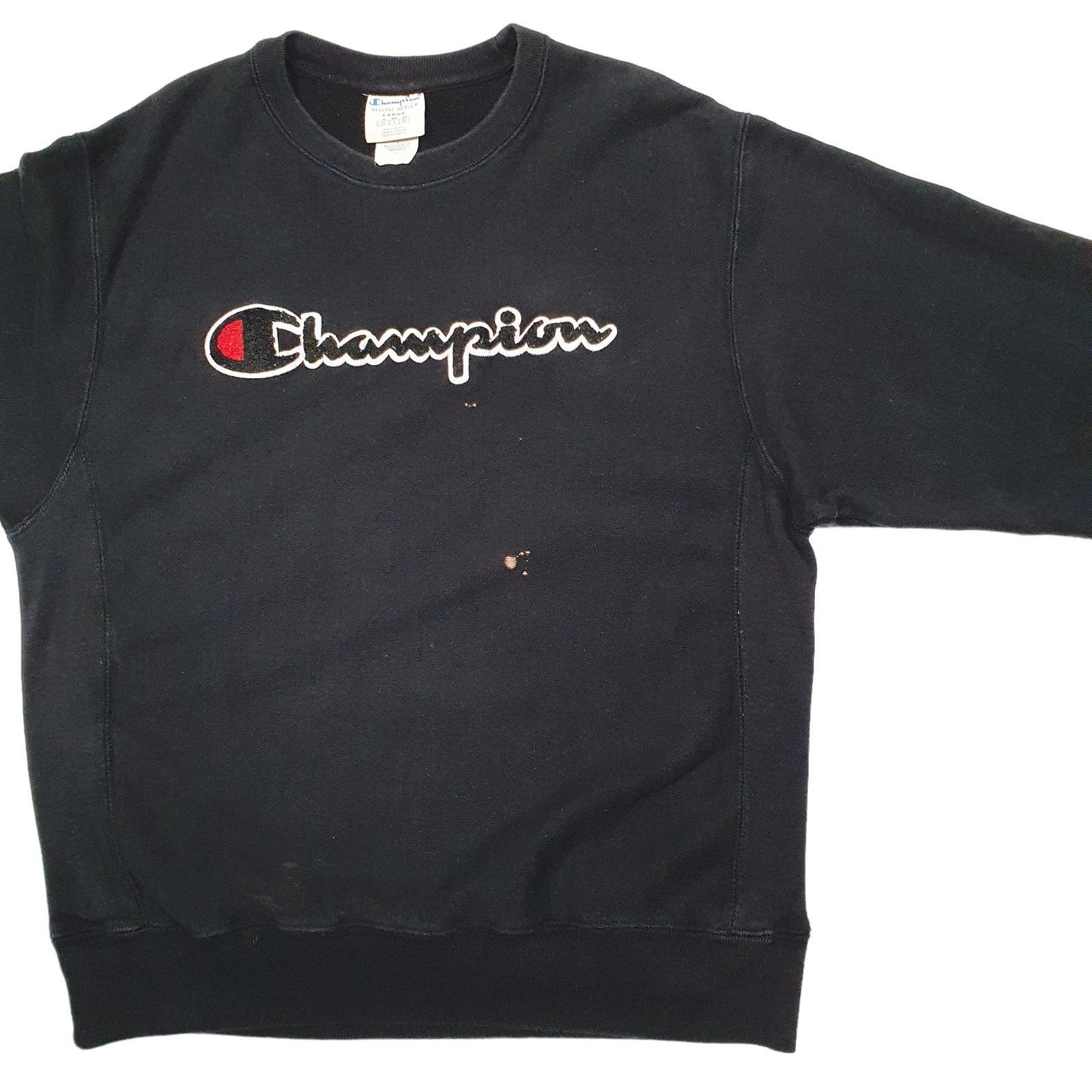 CHAMPION Crewneck Spellout Reverse Weave Jumper Sweatshirt Mens L image 3