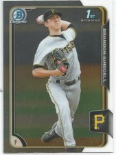 Brandon Waddell Pittsburgh Pirates 2015 Bowman Chrome Draft Prospect