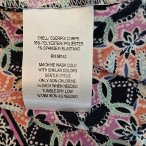 LONDON TIMES Womens V Neck Business Dress Floral Pattern Size 4 Multicolor New - Picture 8 of 11