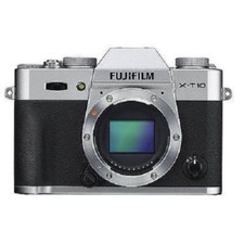 USED Fujifilm X-T10 16.3 MP Digital Camera Body Silver Excellent FREE SHIPPING