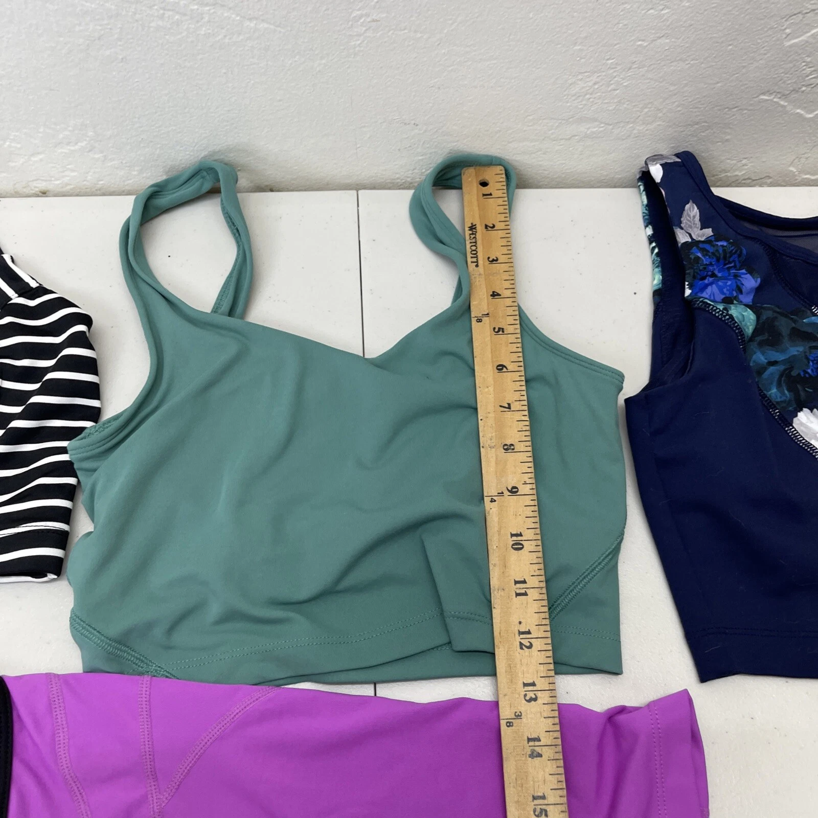 yogalicious sport lot of 4 items tank-bra