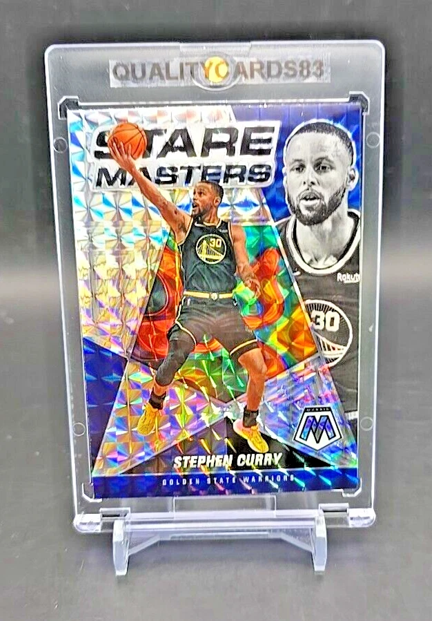 STEPHEN CURRY RAINBOW REFRACTOR INSERT CARD WITH CASE NBA GOLDEN STATE WARRIORS - Image 3 of 4