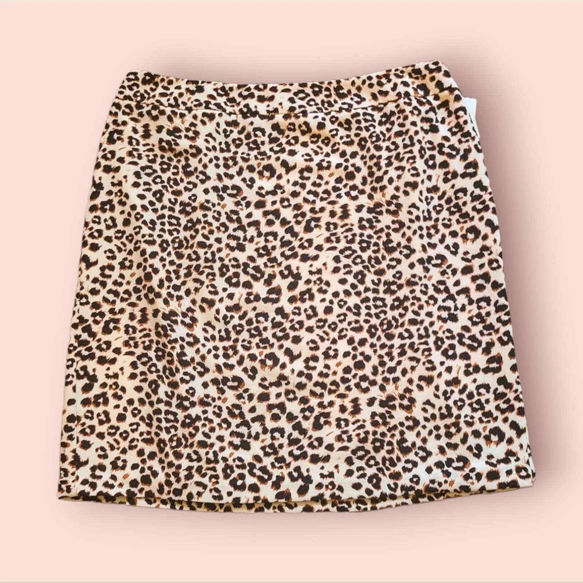 Bar III by Macy s Leopard Animal Print Skirt Suit Bottoms Plus