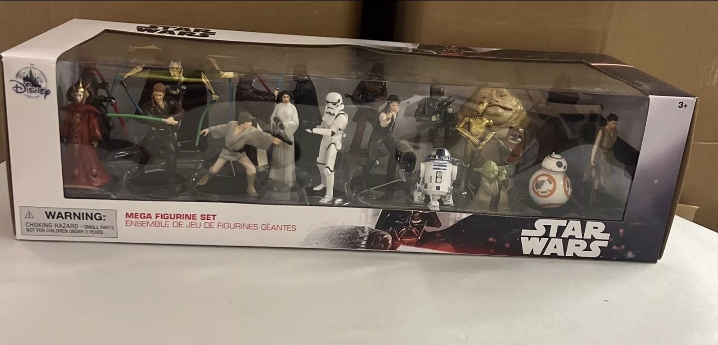 Star Wars Mega Figurine Set with 20 figures in gift box. eBay