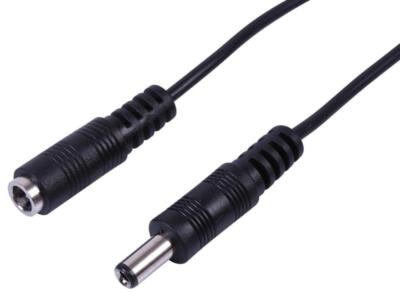 Conecto CC20072 Cavo Di Prolunga DC 5,5x2,5 Mm - 5 Metri, Per Alimentatori 12V, Nero - 2