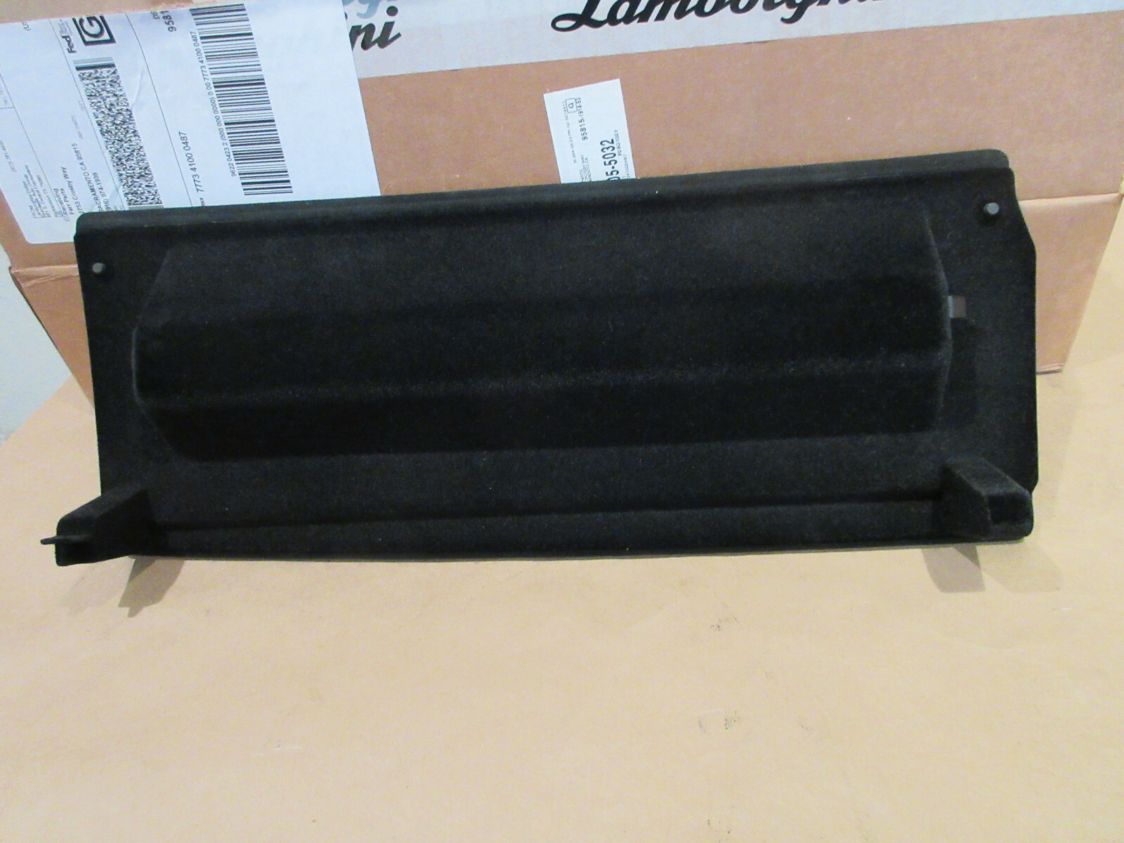 Lamborghini Huracan - Glove Compartment Lid Alcantara LHD - P/N 4T1857120D