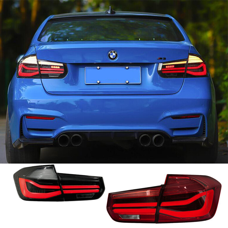 For BMW F35 F30 Tail Lights Assembly 2013-2018 Black/Red Color LED