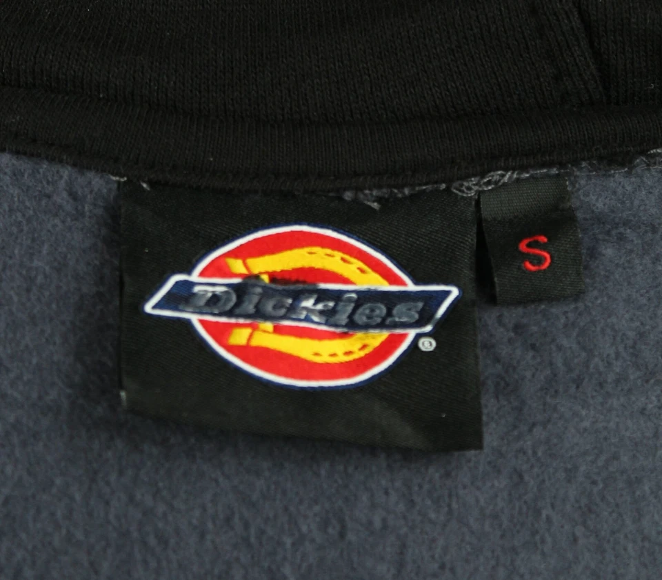Sudadera con capucha de peso medio Dickies para hombre cremallera completa dos tonos ropa exterior polar chaqueta con capucha Foto 4 de 4
