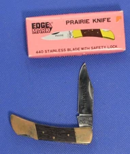 Vintage Gutmann Cutlery, Edgemark Prairie Knife #11-263, NOS, NIB