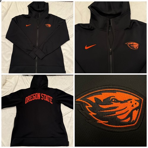Nike Oregon State Beavers Team Issued Therma Flex Full Zip Hoodie Size Medium