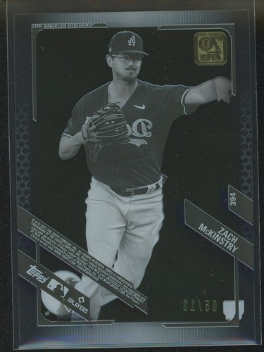 Zach McKinstry 2021 Topps Acetate Clear 05/10 RC ROOKIE #394 DODGERS - Foto 2 di 2