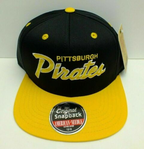 Pittsburgh Pirates MLB Baseball Retro Snapback Hat Cap NEW By American Needle - Afbeelding 1 van 9