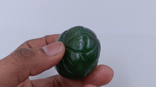 351.50 CT Musk Melon Cut Natural Emerald Rough Hand Craft EGL Loose Gems 5JRT - Video 1 of 1