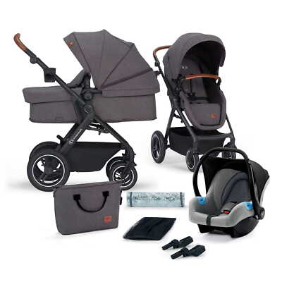  3IN1 KINDERWAGEN Kinderkraft B-TOUR Dark Grey - BIS 22 KG KINDERKRAFT