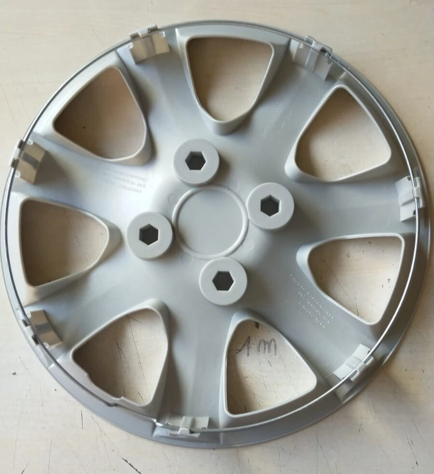 LOT DE 4 ENJOLIVEURS PEUGEOT 207 / 206 PLUS pour JANTES 14" avec LOGO - Photo 3/3