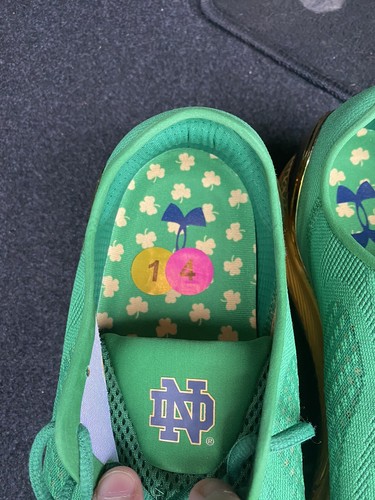Under Armour Men's Notre Dame Fighting Irish HOVR Sonic 5 Shoes Size:14 - Picture 2 of 5