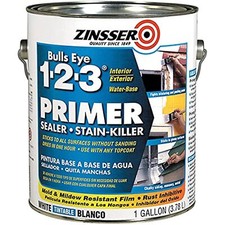 Zinsser 2001 Primer Sealer  Stain Killer Bulls Eye, 1-2-3 Quart Pack Of 4 